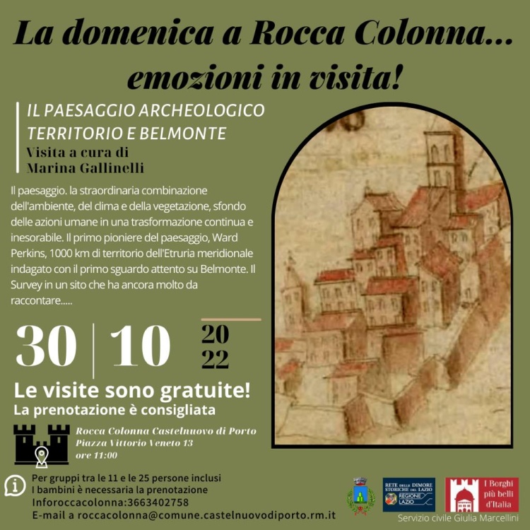 la domenica a Rocca Colonna... Emozioni in visita!